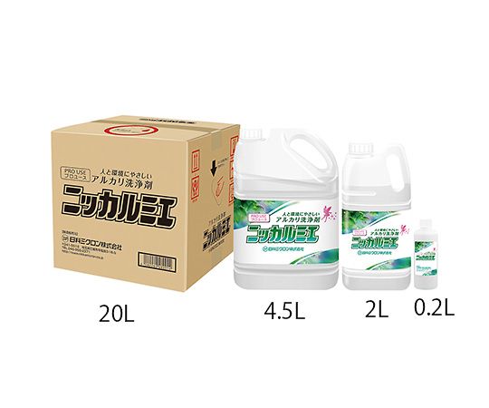 ※画像はイメージです※本商品は、メーカー取り寄せ商品となります※掲載商品は予告無く販売終了となっている場合があり、出荷確約をするものではありません■特徴●血液、タンパク、油脂などの生物由来の汚染物質を溶かして落とします。●界面活性剤を含まない無発泡性です。●従来品に比べて生分解性と洗浄力が向上しました。■仕様●容量（L）：4.5●入数：1個●主成分：炭酸塩、カルボン酸塩●液性：pH12.5（原液）