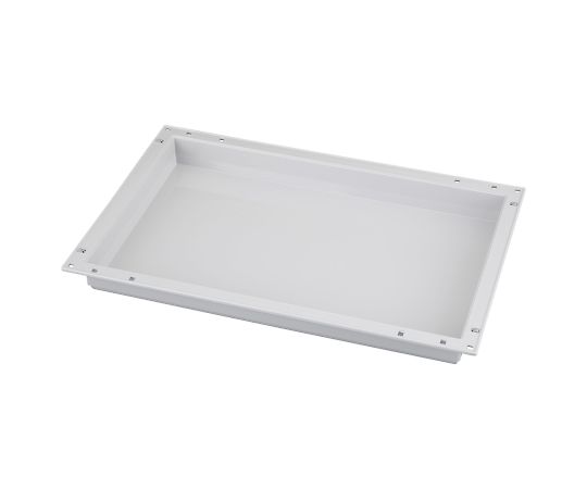 ※画像はイメージです※本商品は、メーカー取り寄せ商品となります※掲載商品は予告無く販売終了となっている場合があり、出荷確約をするものではありません■特徴●国際標準規格（ISO3394）対応のトレイです。■仕様●幅×奥行×高さ（mm）：600×400×55●材質：ABS（持続性帯電防止）●耐荷重：10kg●有効内寸法：538×338×52mm