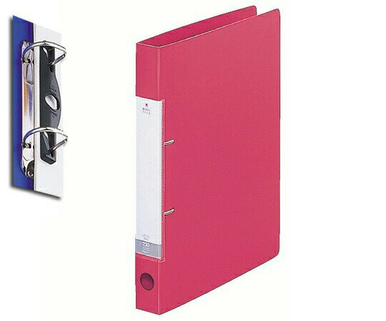 D型リングファイル 306×251×34mm 赤 G2220-3