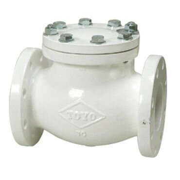 東洋バルヴ J10FNSF-CN FCナイロンライニングスイングチェッキ弁 100A