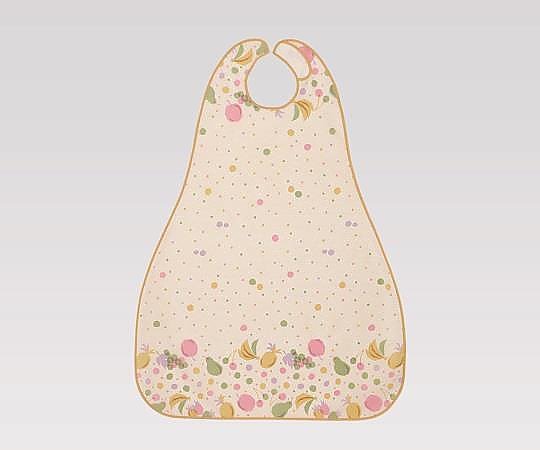 食事用エプロンII ロングタイプ シャーベットオレンジ 6068