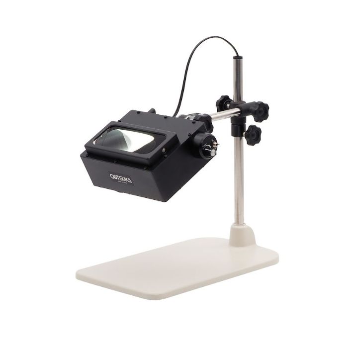 オーツカ光学 LED 同軸照明拡大鏡 サーフライト SL120B (テーブルスタンド式)