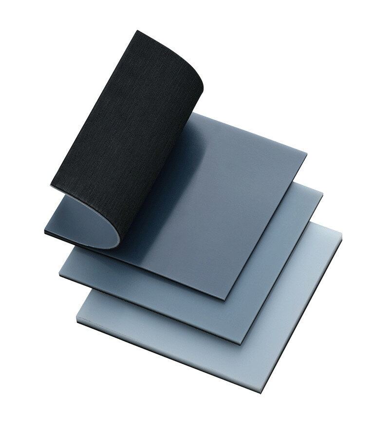 Saxin ニューライト　ゴム付きシートWR　材質：NL-W　厚み5mm（Saxin ニューライト4mm　合成ゴム1mm）　450mm×450mm