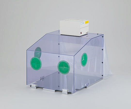 エアロゾルボックス(マニュアルストレッチャー対応) HEPAユニット搭載タイプ