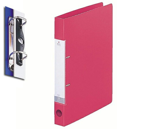 D型リングファイル 306×251×34mm 赤 G2220-3