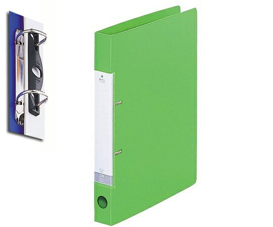 D型リングファイル 306×260×46mm 黄緑 G2230-6