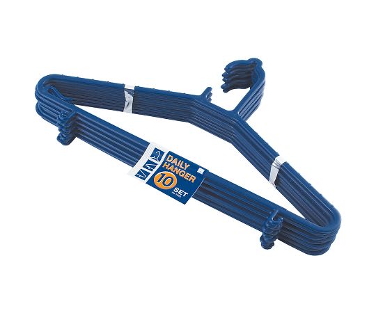デイリーハンガー(10本組) ネイビー 1563