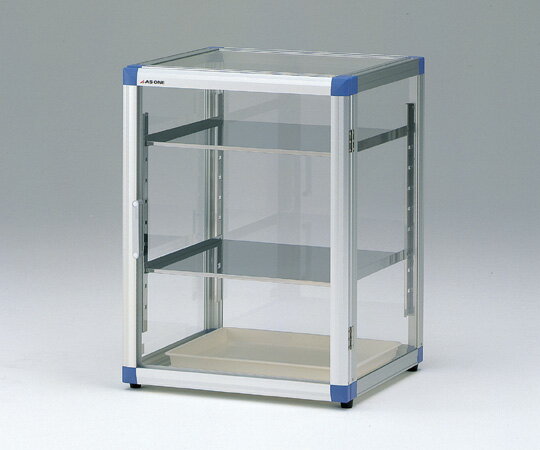 1-5208-01 スタンダードデシケーターBG 強化プラスチック棚 ゴム足付き