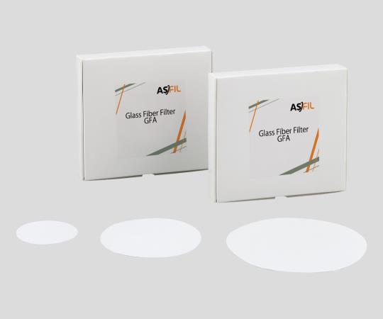 2-854-03 ガラス繊維濾紙(アズフィル) 円形 2.5cm 50枚入 025270N-SPGFD