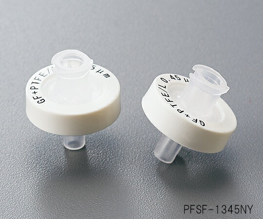 3-6584-01 シリンジフィルター(プレフィルター付き) PTFE(四フッ化エチレン) φ13mm/0.22μm