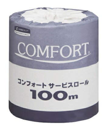 クレシア コンフォートサービスロール 100m シングル(80個) 11200 クレシア コンフォートサービスロール 100m シングル(80個) 11200