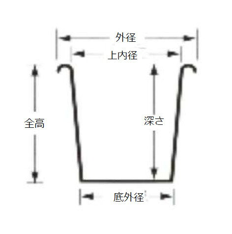 GAOS 楽天市場店のダイライト　丸型容器　桶型　TH-500L　【配送先に会社名・店舗名必要】【代金引換不可】｜アングル2