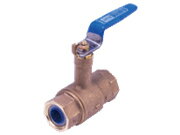 KITZ (キッツ) 10K キーパロイ (鉛フリー青銅) 管端防食コア付ボールバルブ (給水用コア・ロングネック・スタンダードボア形) TLNW 呼び径 1/...