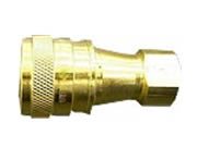 ニューマシン オートカップ YSP型 ソケット 真鍮(両路開閉)(〜4.9Mpa) S-1000 NBR