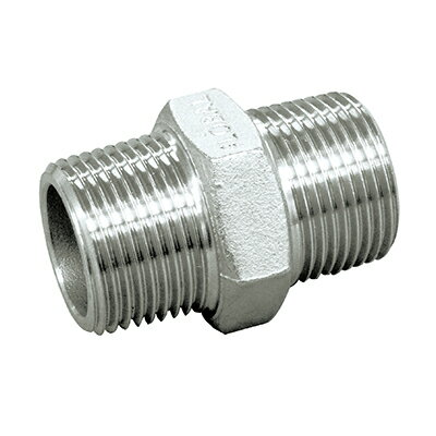 フローバル(株) 六角ニップル V6N-S14-03 3/8