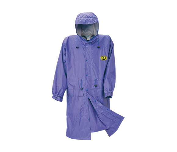 冨士ビニール工業 レインストーリー550 コート パープル L