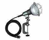 【商品説明】●屋外用、LED作業灯 18W 広角タイプ●小電力でも明るい長寿命・省エネLED電球採用。●広範囲作業に適した広角タイプ●LED寿命は約40000時間、取り替えの手間が大幅に省けます●(※使用状況、使用環境によって異なります)●同等の白熱灯・水銀灯と比べて、電気料金を大幅に削減●電源投入ですぐに明るく点灯●二酸化炭素排出量削減●紫外線放射が少ないので、ほとんど虫を寄せ付けません●雨中でも安心の屋外用防雨型●アース不要の二重絶縁構造●反射カバーは360度排水構造なのでどの方向に取り付けても水がたまりません。●放熱効果が高いプリーツ形状の冷却リブ●ワンタッチで着脱可能なガードネット●照明装置:18W LED電球(LED-18WW) 口金サイズ/E26●3インチバイス付(V-3(GL)型)【注意・使用条件】●電源電圧は安定した電源を使用してください。●発電機を使用する場合はインバーター式を使用してください。LED光源にはばらつきがあるため、LED光源毎に発光色・明るさが若干異なる場合があります。●本製品は仮設用です。施設照明用途には使用しないでください。●電線長は本体収納長を含みます。●本体サイズはバイスを含みません。