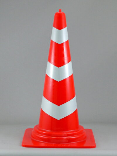 【要エントリー！当店の全商品ポイント5倍！】三洋化成　ユニ・コーン　赤色/白スコッチテープ　700S-W　10本セット　【高耐久性・軟質塩化ビニール製】　【代金引換不可商品】