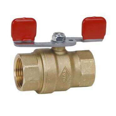 東洋バルヴ 600RB-N-T 黄銅ボール弁(蝶ハンドル) 25A