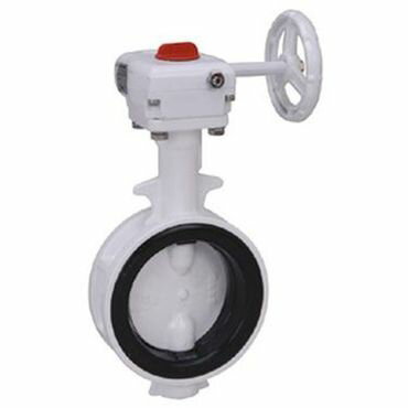 東洋バルヴ 10L2-N-CN FCDナイロンライニング/ナイロンライニング ギア式バタ弁(NBR) 80A