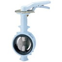 キッツ 10DJU FCD弁体SCSバタ弁(レバー式・NBR) 80A(4)