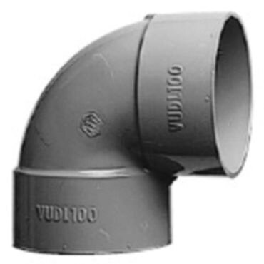 セキスイ PVC VU-DL 90°エルボ 65