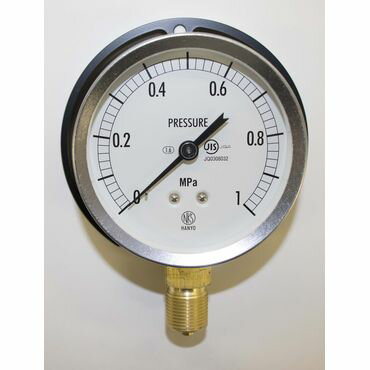 長野計器 GS51-231K シルバーM 圧力計(B型・Φ75・G3/8B) 0.6MPA