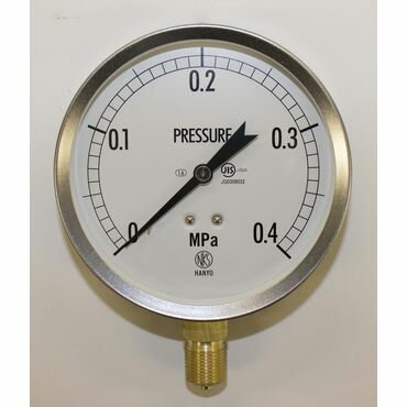 長野計器 GS52-131K シルバーM 圧力計(A型・Φ100・G3/8B) 1.0MPA