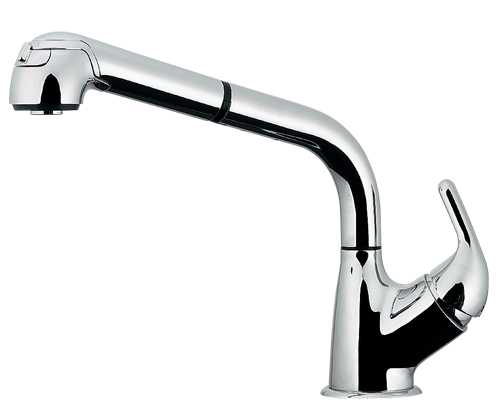 カクダイ シングルレバー引出し混合栓 118-039