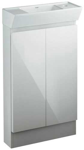 カクダイ 角型手洗器(キャビネットつき) 200-311