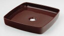 カクダイ 角型手洗器//ショコラ 493-096-BR