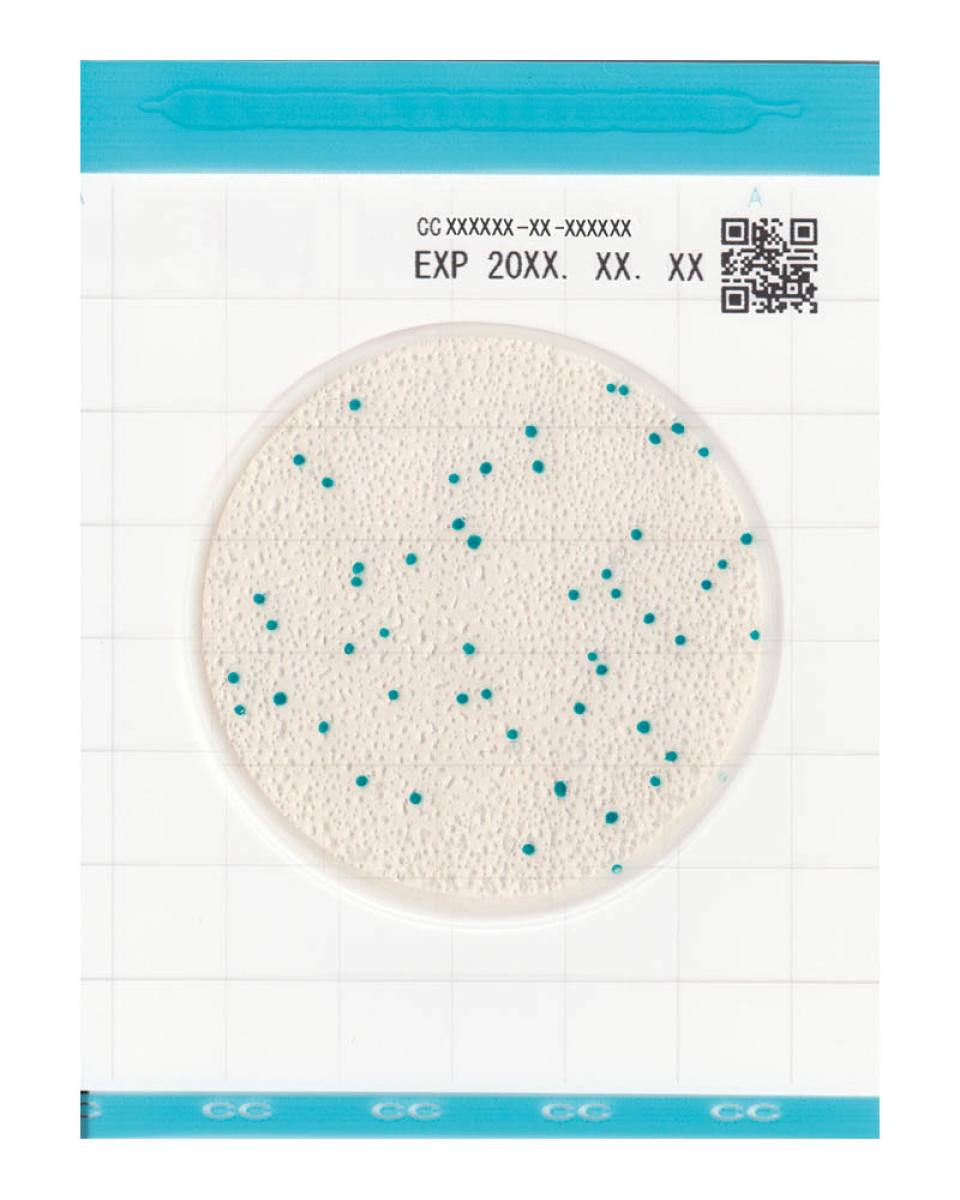 微生物検査用フィルム培地 Easy Plate 大腸菌群数測定用 CC(25枚×4袋)