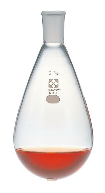 柴田科学 共通摺合茄子型フラスコ 300ml 24/40