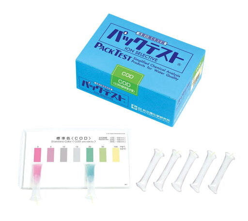 共立理化学研究所 簡易水質検査器(パックテスト) WAK-NH4-4 共立理化学研究所 簡易水質検査器(パックテスト) WAK-NH4-4