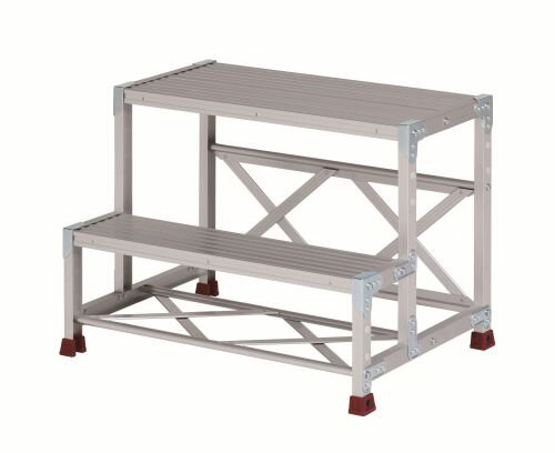 YAMAZEN　オリジナルアルミ作業台　YPSシリーズ　2段　YPS-2-8060　【個人宅不可】【代金引換不可】
