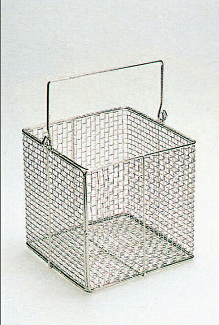 ステンレス角型洗浄カゴ 小 150×150×150Hmm