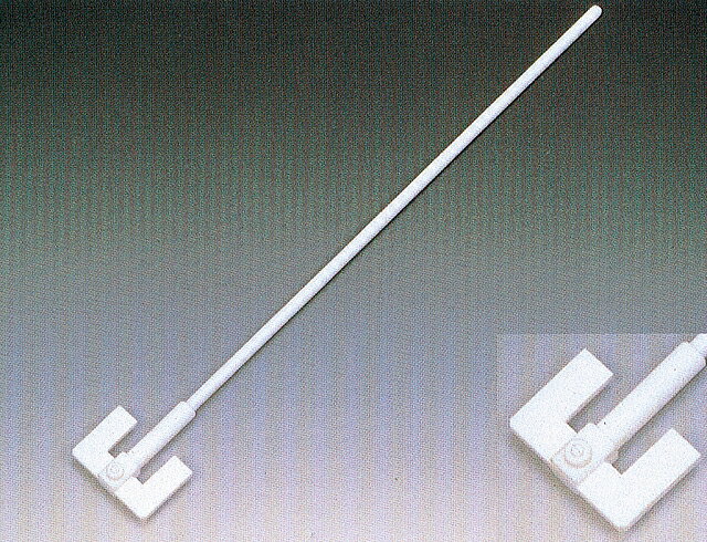PTFE W型撹拌棒(固定式羽根付) 450mm×8Φ