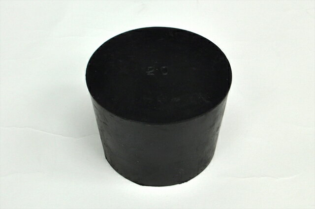 天然ゴム栓 黒 No.6 23mm×19.5mm×26Hmm