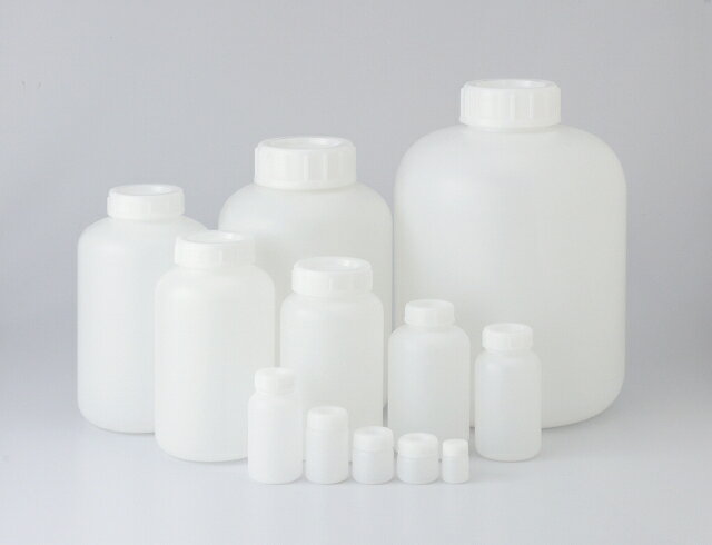 PE広口瓶 白 500ml(60本入)