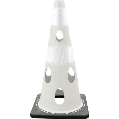 カーボーイ　穴あきコーン　反射ホワイト　ホワイト　CHR-700WH　567-9671