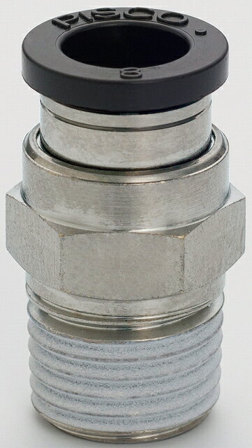 チューブフィッテング クリーンルーム用ティー PB 6-03-C 適用チューブ外径6 ネジR3/8 10ヶ入