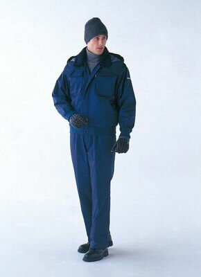 静電気帯電防止パンツN5350 ネイビー LL