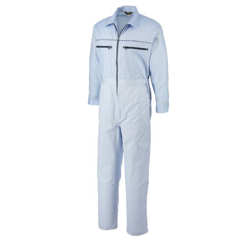 アサヒ産業 AGRADE 220-012 長袖ツナギ服 サックス Sサイズ