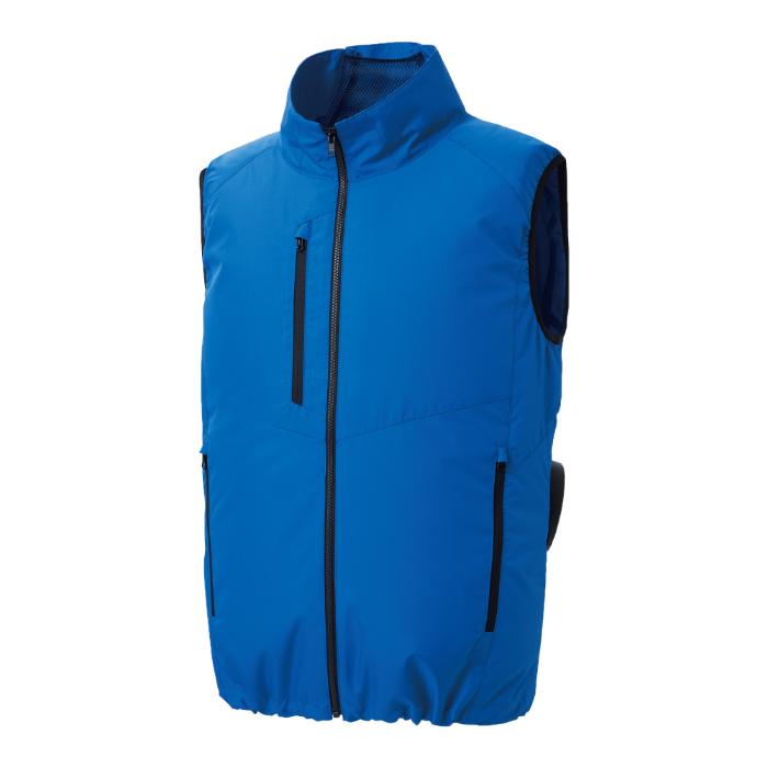 サンエス 空調風神服 エコベスト KF92422+4ブルー+L