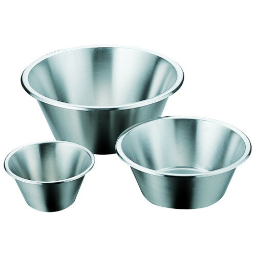 スギコ 18-8テーパー型 平底ミキシングボール SH-3314(3)