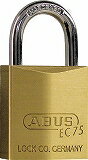 ABUS 真鍮南京錠 EC75-30 ディンプルシリンダー 同番 EC7530KA