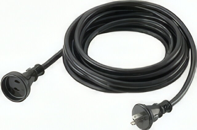 ■特長●防雨性、耐寒性に優れたソフト電線（S-VCT1.25mm[[の2乗]]電線を採用）を採用していますので、1500Wまで使用可能です。●屋外作業に便利な防雨型です。■仕様●色:ブラック●電線仕様長さ(m):5●電線仕様太さ(mm[[の2乗]]):1.25●電線仕様芯数(C):2●コンセント仕様定格:15A●コンセント仕様形状:[[二芯]]●コンセント仕様個数:1●接地アース:-●電線種:SVCT■材質・仕上げ●塩化ビニール樹脂 　 　◎商品・製品仕様についてのお問い合わせ　　　※納期・価格・発送・決済などのお問い合わせはご遠慮ください　　　トラスコ中山株式会社　　TEL：0120-509-849 　　　受付時間　平日　9:00〜17:30 　　◎納期・価格・発送・決済などのお問い合わせ　　　Gaos　　TEL：078-304-0100 　　　受付時間　平日　9:00〜17:30