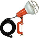 ハタヤ 防雨型作業灯 リフレクターランプ300W 100V電線5m バイス付 RE305