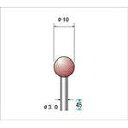 ■特長●滑らかな作業性に加え、加工時の跳ね返りもなく安心して作業ができます。■仕様●粒度(#):320●最高使用回転数(rpm):30000●軸径(mm):3●形状:球●外径(mm):10●幅(mm):10●砥粒:WA●色:ブラウン●軸長(mm):45