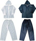 TRUSCO レインスーツ Lサイズ ネイビー TRW55L